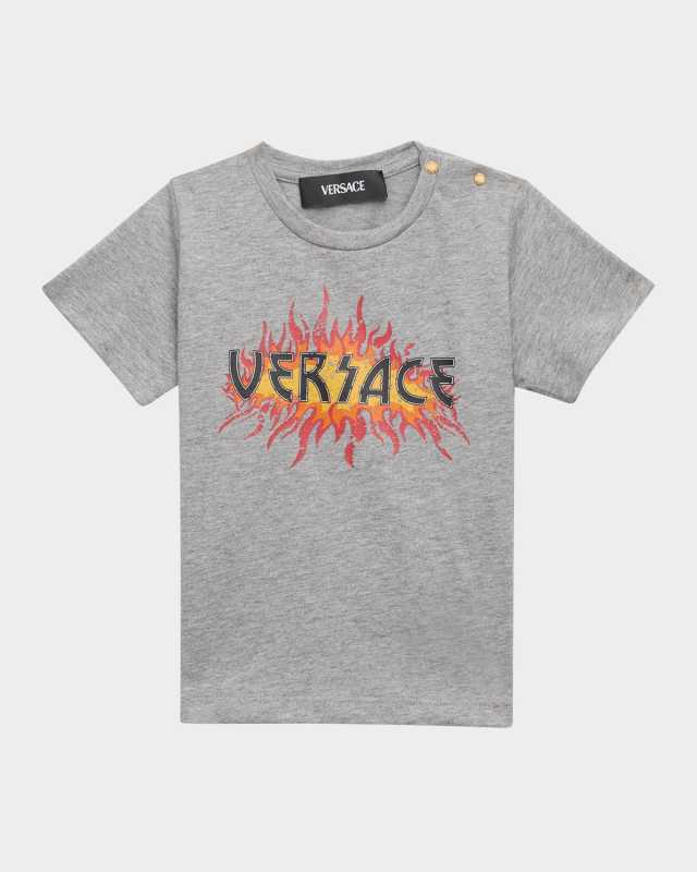 Boy's Fire Logo-Print Cotton Jersey T-Shirt, Size 12M-4